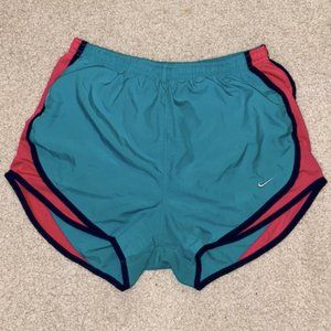 Nike Dri-Fit Running Shorts, Lined, Small, Teal